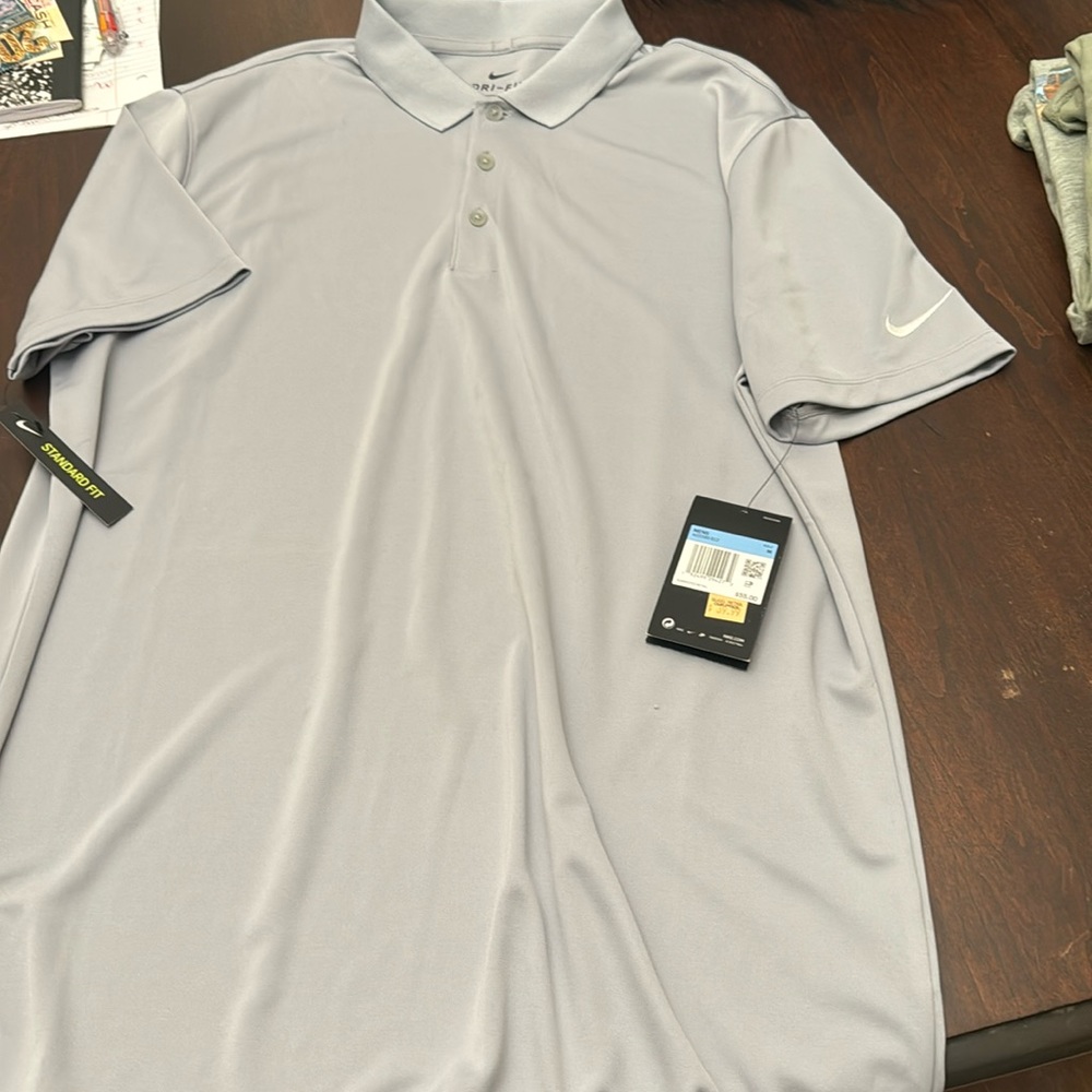 Nike Dri Fit  Golf Shirt Medium